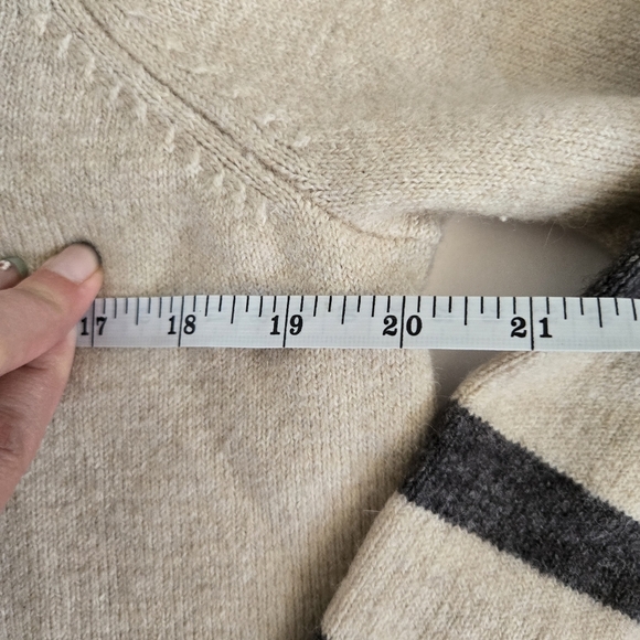 Michael by MK merino wool baby alpaca blend turtle neck cowl neck sweater sz LG - Picture 6 of 8